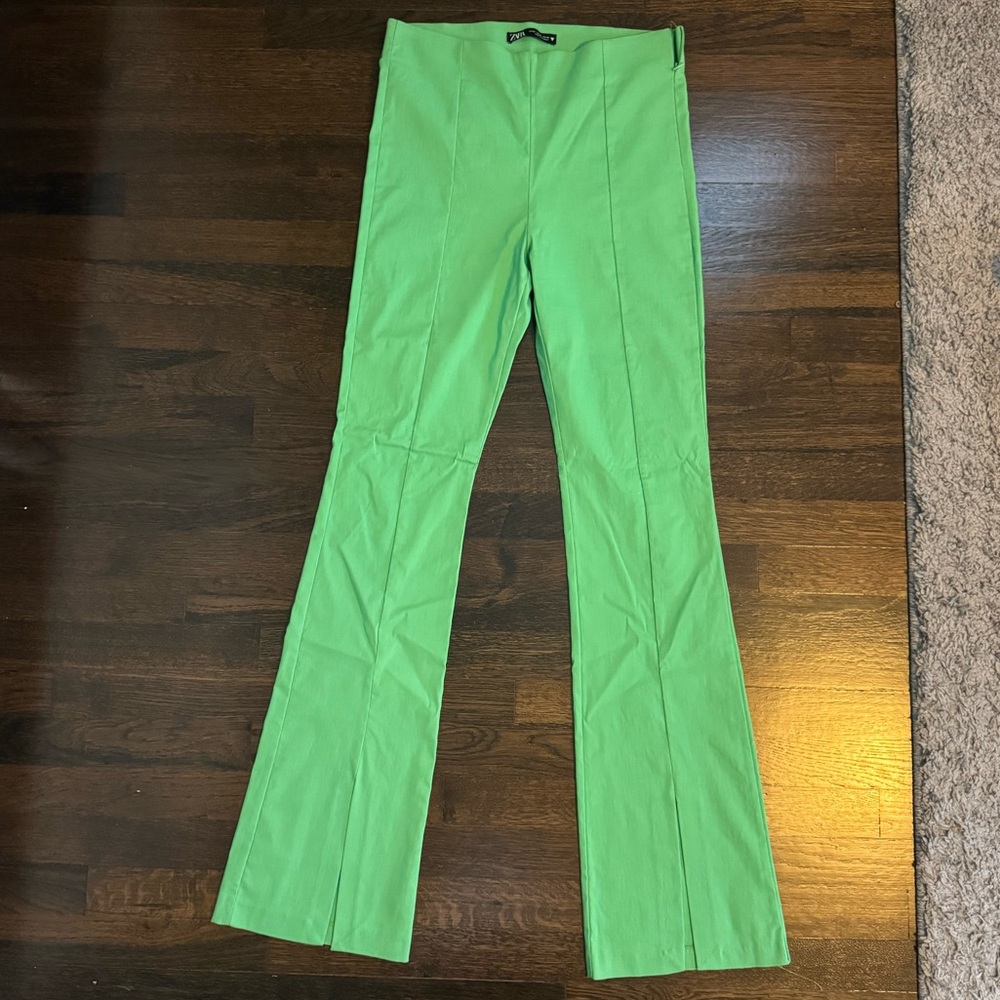 Green Zara dress pants, size XL